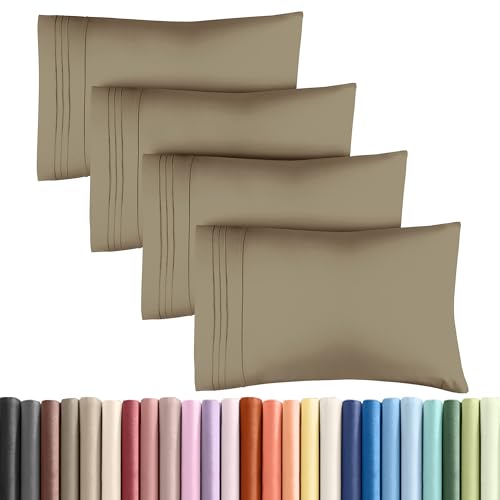 Queen Pillow Cases Set of 4 (4 Count)