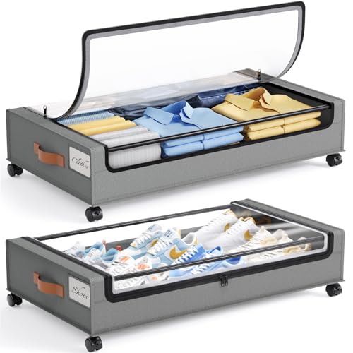 Under Bed Storage with Wheels (2 Count)