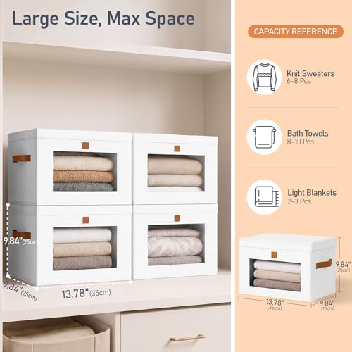 Storage Bins with Lids (5 Count)