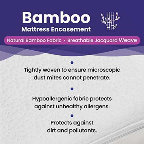 Full Size Waterproof Bamboo Mattress Encasement