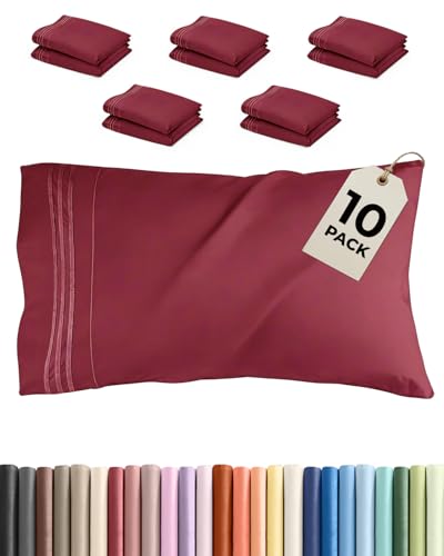 King Pillow Cases Set of 10 (10 Count)