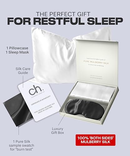 SUNDAYSILKS™ Mulberry Silk Pillowcase Set of 2
