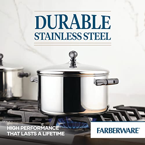 Classic Stainless Steel Stockpot with Lid
