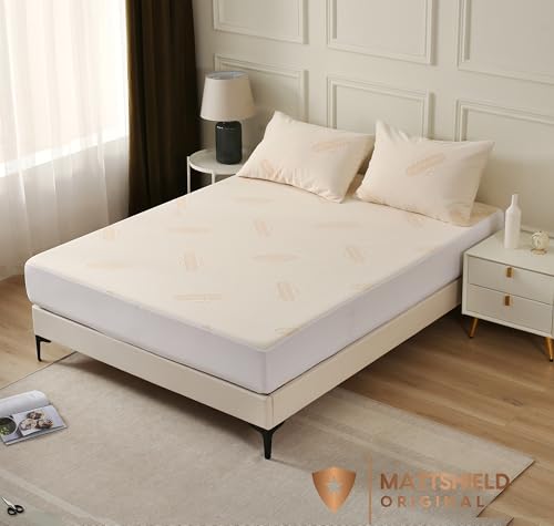 Deluxe Waterproof Organic Cotton Mattress Protector Full Size