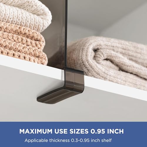 8 Pack Grey Shelf Dividers