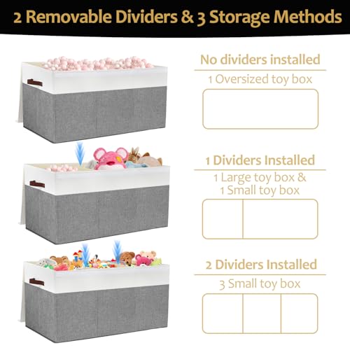 Extra Large Toy Storage Box with Lid