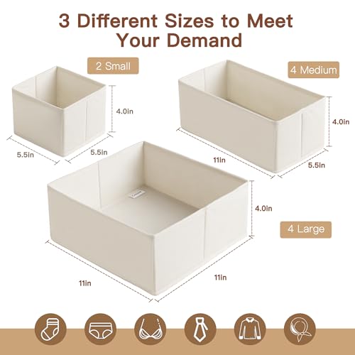 Drawer Organizer Clothes (10 Count)