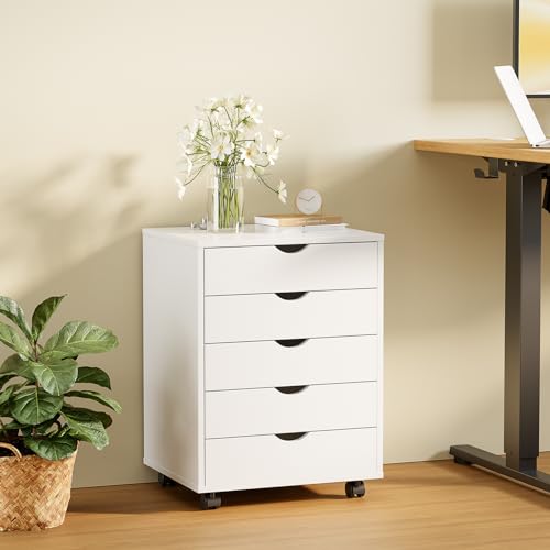 5 Drawer Wooden Dresser