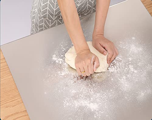 31.5”x 19.7” Stainless Steel Chopping Board with Lip