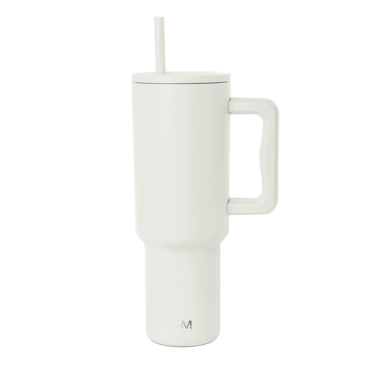 Tumbler with Handle and Straw