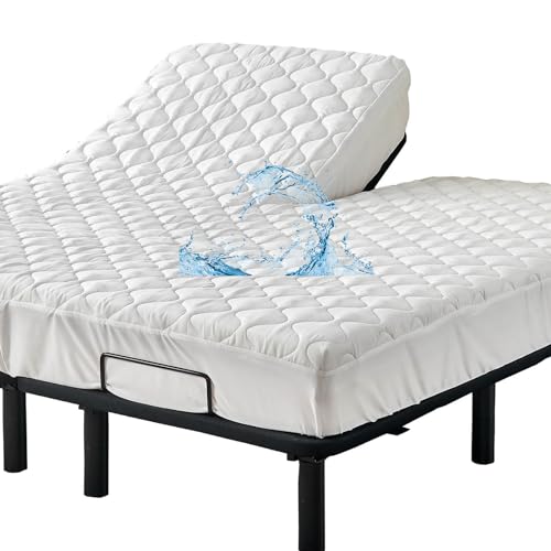 Waterproof Split Top Queen Mattress Protector for Adjustable Bed