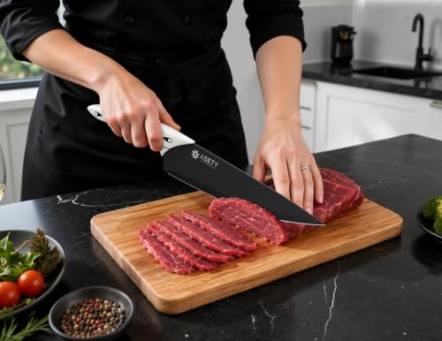Kitchen Knife Set with Block 15 PCS (15 Count)