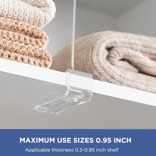 36 Pack Clear Shelf Dividers