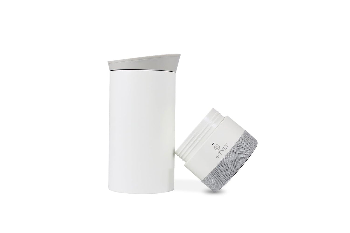 Wireless Charging Coffee Power Mug 12oz Insulated Travel Cup with 5700mAh Magnetic Battery Pack Quick