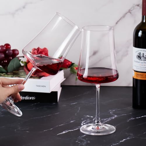 Crystal Red Wine Glasses Set of 2 (2 Count)
