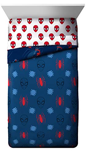 Marvel Spiderman Full Size Comforter Set 5 Piece Kids Bedding