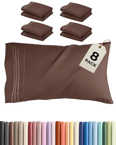 Queen Pillow Cases Set of 8 (8 Count)