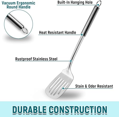 2 Pcs Solid & Slotted Spatula Set (2 Count)