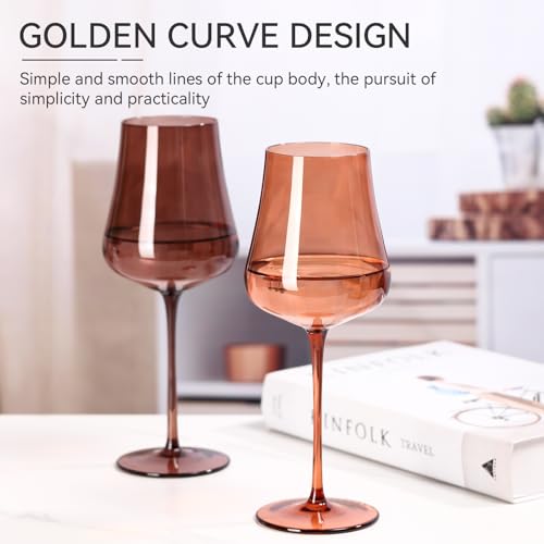 Brown Wine Glasses Set of 6 (6 Count)