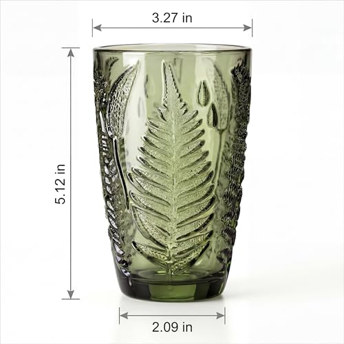 Green Drinking Glasses Set of 8 (8 Count)