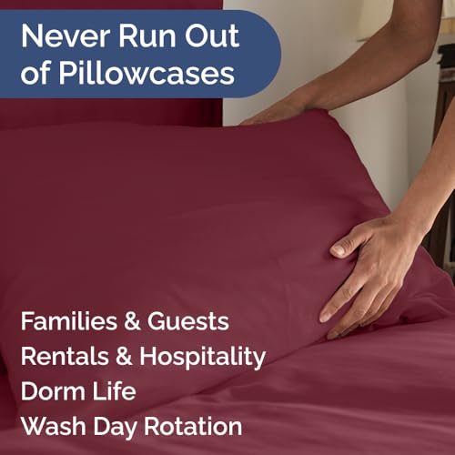 King Pillow Cases Set of 6 (6 Count)