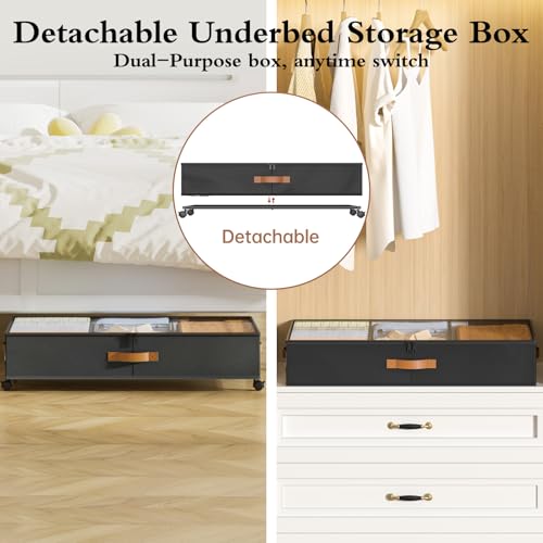Under Bed Storage with Wheels (2 Count)