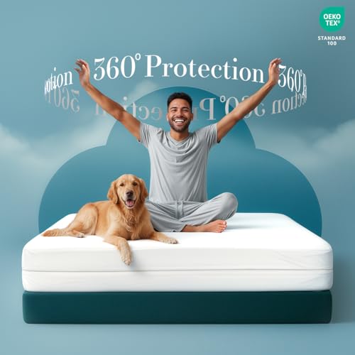 Mattress Protector Zippered Twin Size (2 Count)