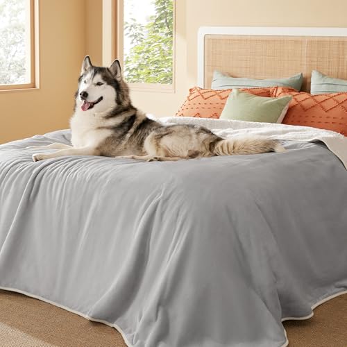 Waterproof Blanket for Bed Soft Sherpa Fleece Throw