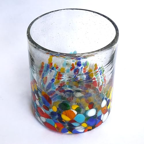 Clear & Confetti 9 oz Short Tumblers (6 Count)