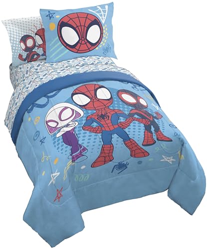 Marvel Spidey and His Amazing Friends 7 Pc Full Comforter Set