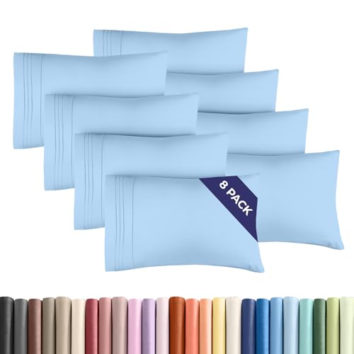 Standard Pillow Cases Set of 8 (8 Count)