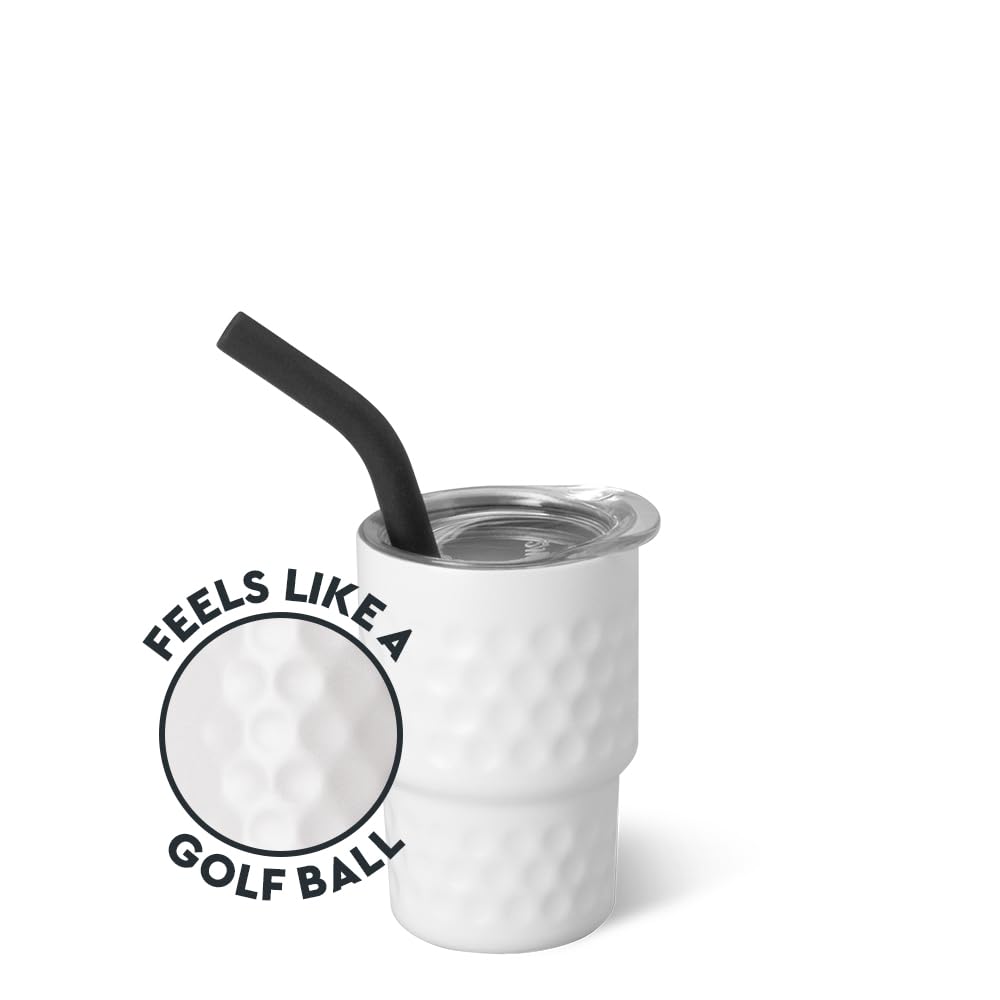 2oz Swig Shots Insulated Mini Tumbler with Straw
