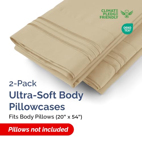 Body Pillow Cases Set of 2 (2 Count)
