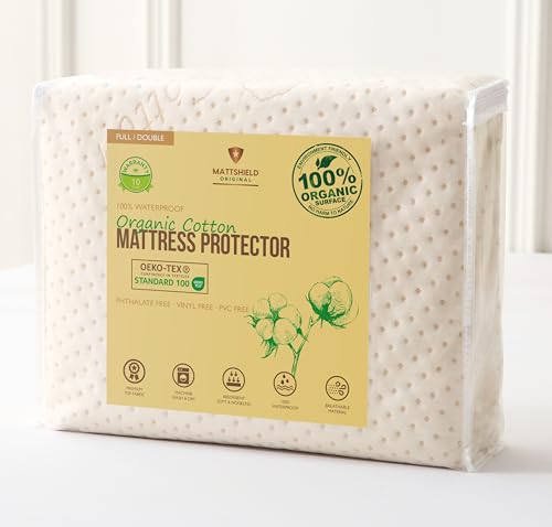 Luxury Waterproof Organic Mattress Protector Full Size