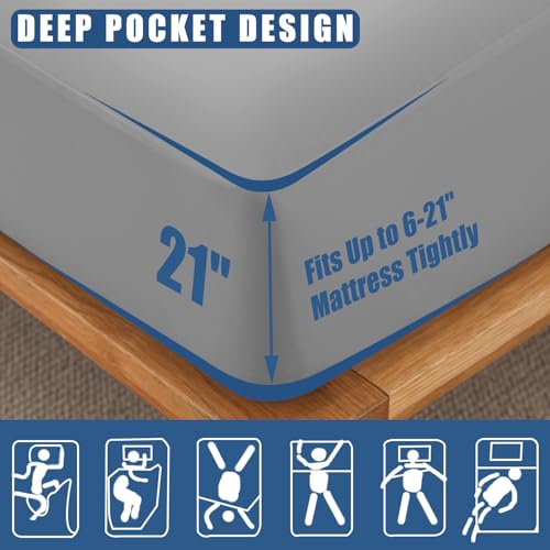 Waterproof Mattress Protector Twin Size (2 Count)