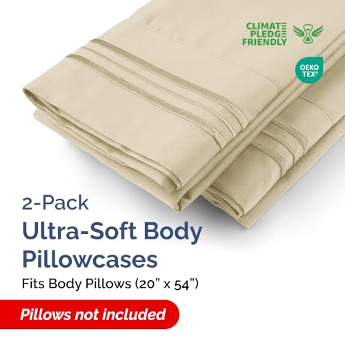 Body Pillow Cases Set of 2 (2 Count)