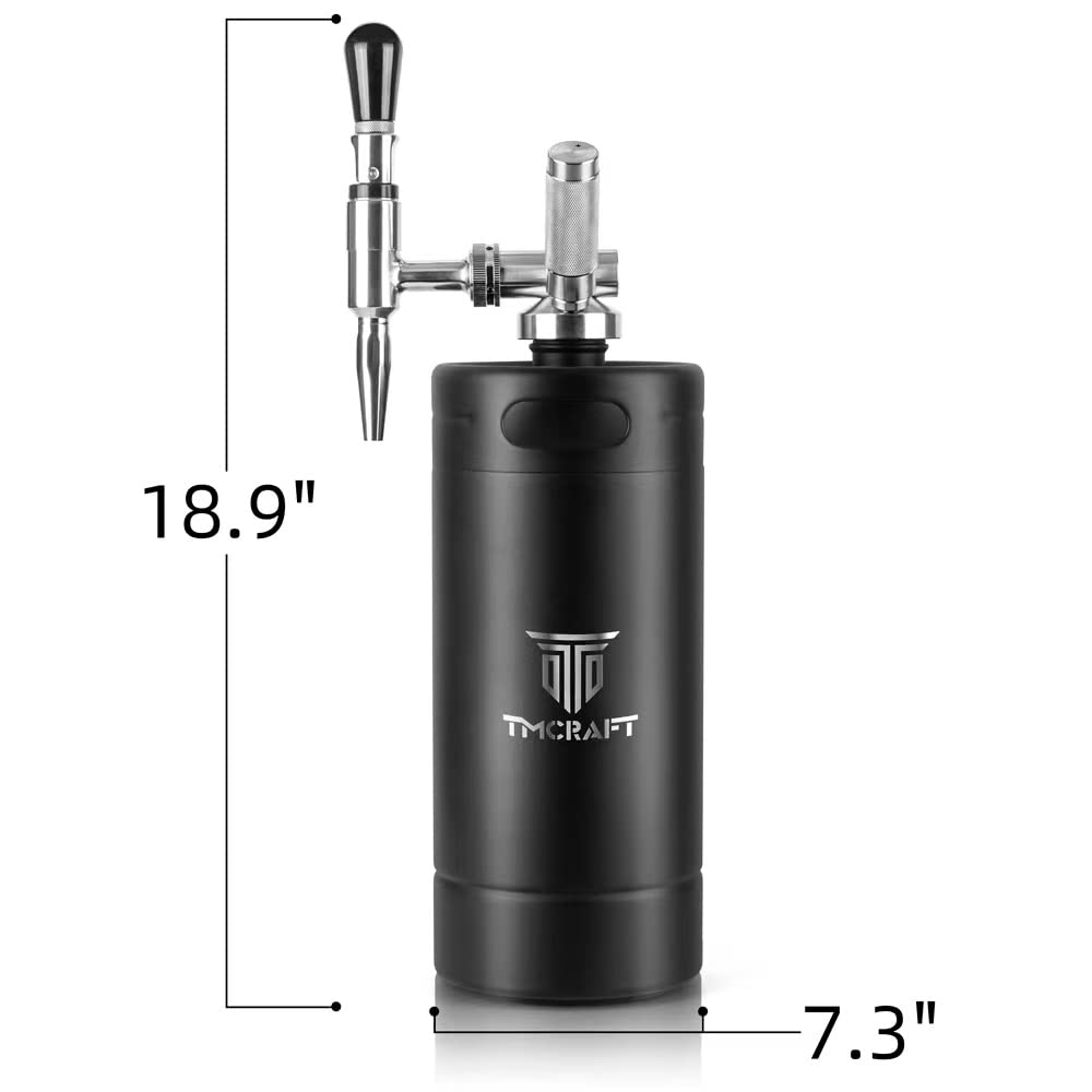 128oz Nitro Cold Brew Coffee Maker with Stout Creamer Faucet