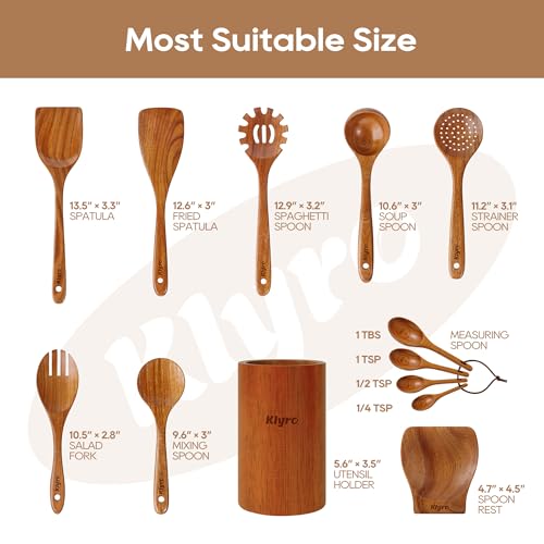 Wooden Spoons for Cooking (9 Count)