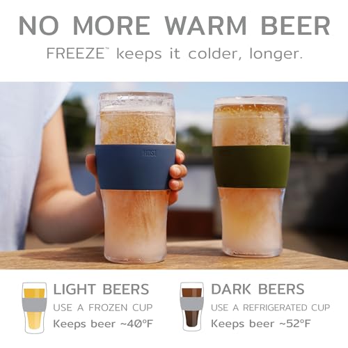 Freeze Beer Glasses (2 Count)