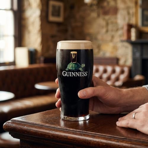 Guinness Gilroy Tortoise Pint Glass Gift Set (4 Count)