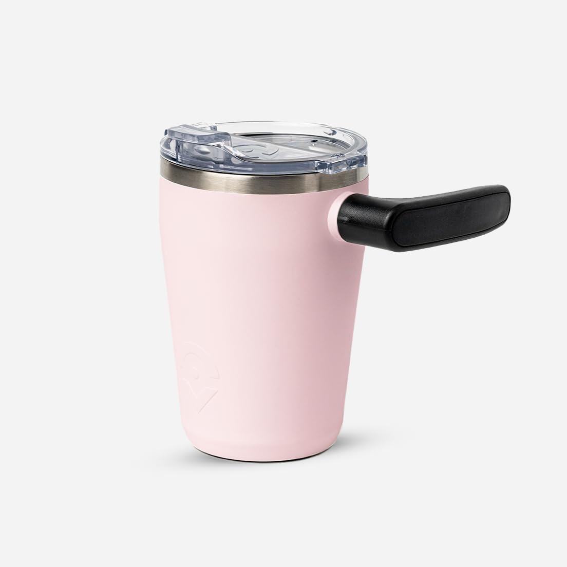 The AM 17 oz Stainless Steel Vacuum Insulated Coffee Mug with 180° Rotating Swivel Handle and Lockable Spill Proof Lid