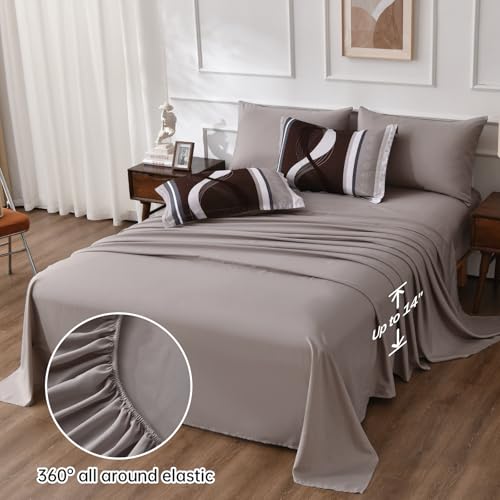 Striped Comforter Set King Size