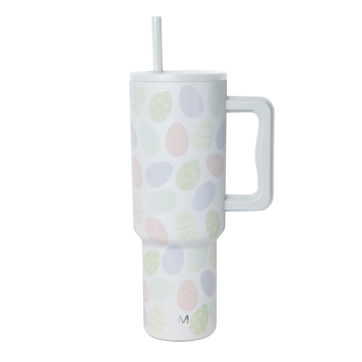 Tumbler with Handle and Straw