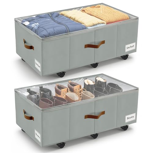 Under Bed Storage with Wheels (2 Count)