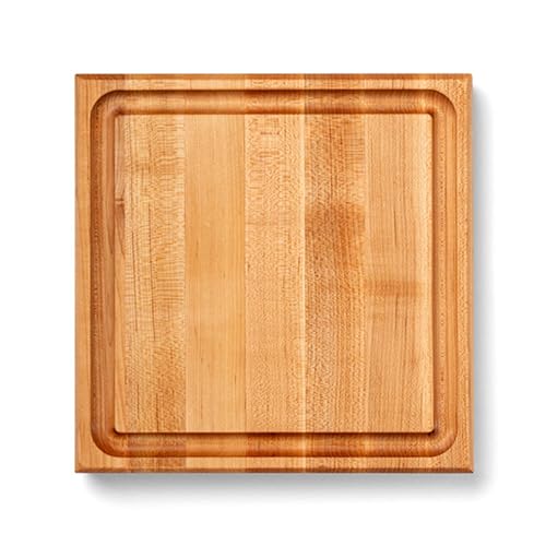 CB Series Square Wooden Maple Cutting Board 12”x12”