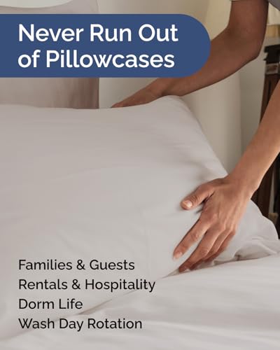 King Standard Pillow Cases Set of 8 (8 Count)
