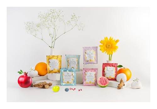 garden of Fruits Premium Herbal Tea Selection Gift Set Box (24 Count)