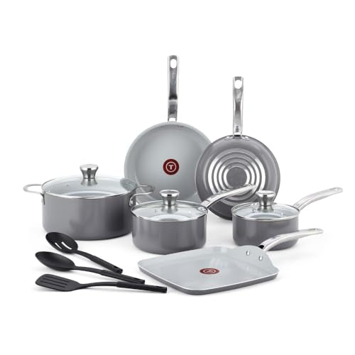 Fresh Gourmet Recycled Ceramic Non Stick Cookware Set 12 Piece