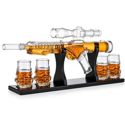 Sci Fi Space Blaster Whiskey Decanter Set