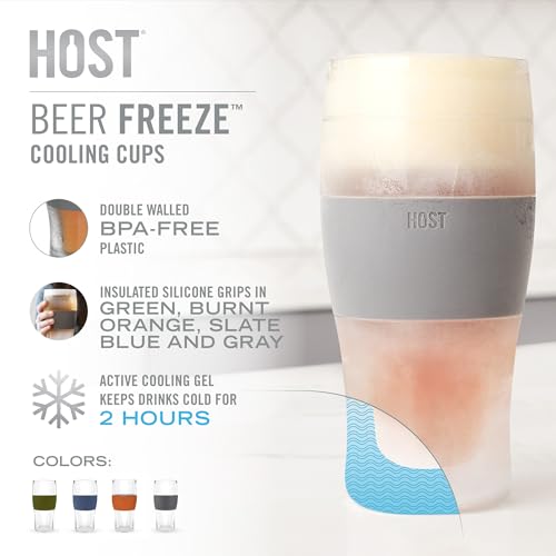 Beer FREEZE Beer Glass Cups Set Drinking Glasses